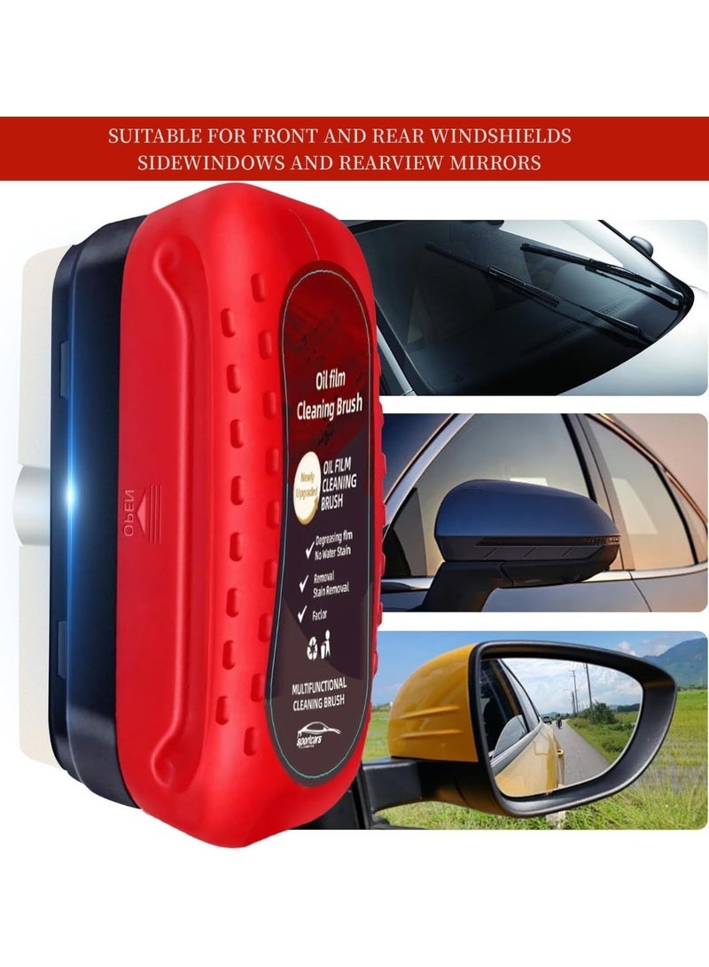 زوبا 4قطع من فرشاة تنظيف الزجاج 4 في 1 متعددة الاستخدامات – أداة مثالية لتنظيف الشبابيك والمرايات والزجاج بفعالية-171 - Image 2